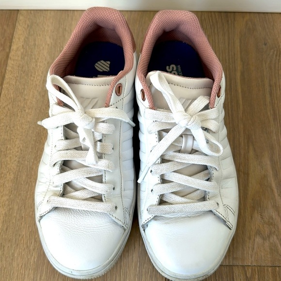 K Swiss Sneakers with Rose Gold accent on heel - Picture 3 of 6